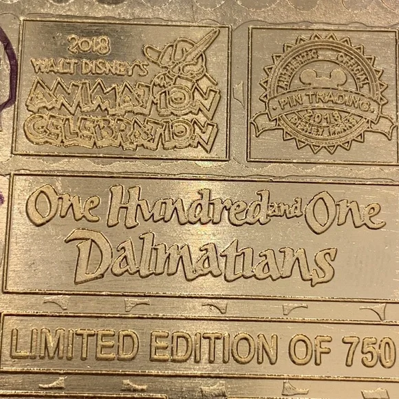 Disney 2018 Animation Celebration 101 Dalmatians Pongo Perdita Pin LE 750 SIGNED - Picture 12 of 13